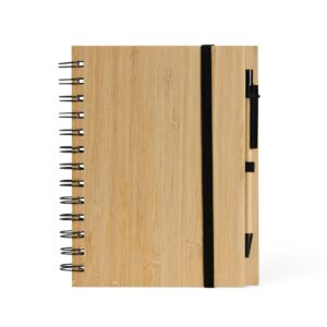 Caderno de Papelão com Caneta