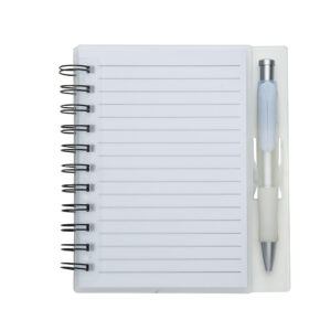 Caderno Plástico com Caneta